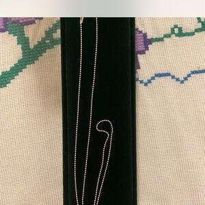 14k Solid Gold Ballchain Necklace